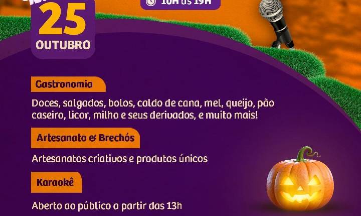 Feira “Tô em Casa” movimenta o Parque Infantil com edição Dia das Bruxas!