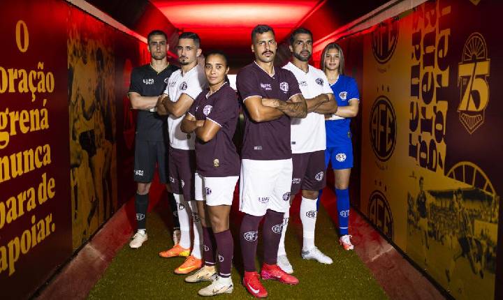 Ferroviária lança uniformes para a temporada 2025 e homenageia trajetória repleta de paixão, lutas e conquistas!