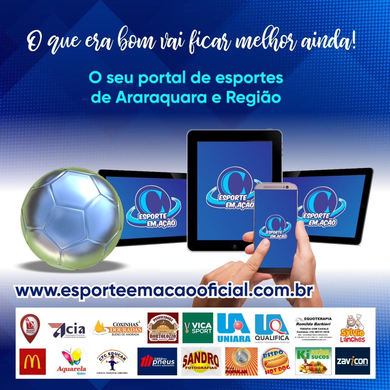 LANÇAMENTO DO PORTAL DE ESPORTES: WWW.ESPORTEEMACAOOFICIAL.COM.BR!