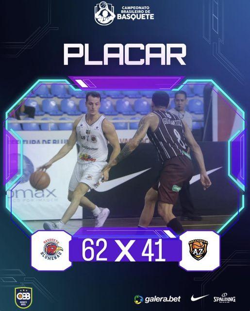Basquete Blumenau 62 X 41 AZ Basquete - Brasileiro de Basquete Masculino 2023