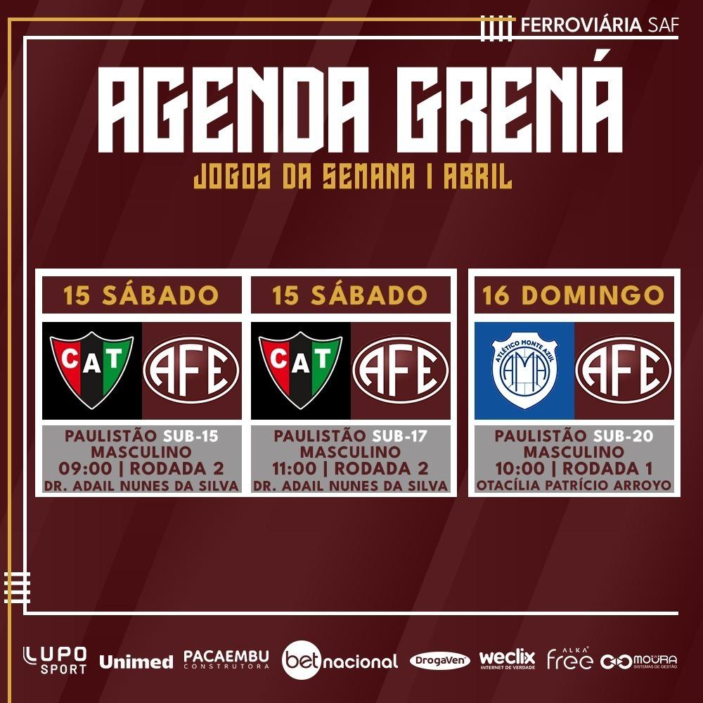 Confira os próximos compromissos da Ferroviária!