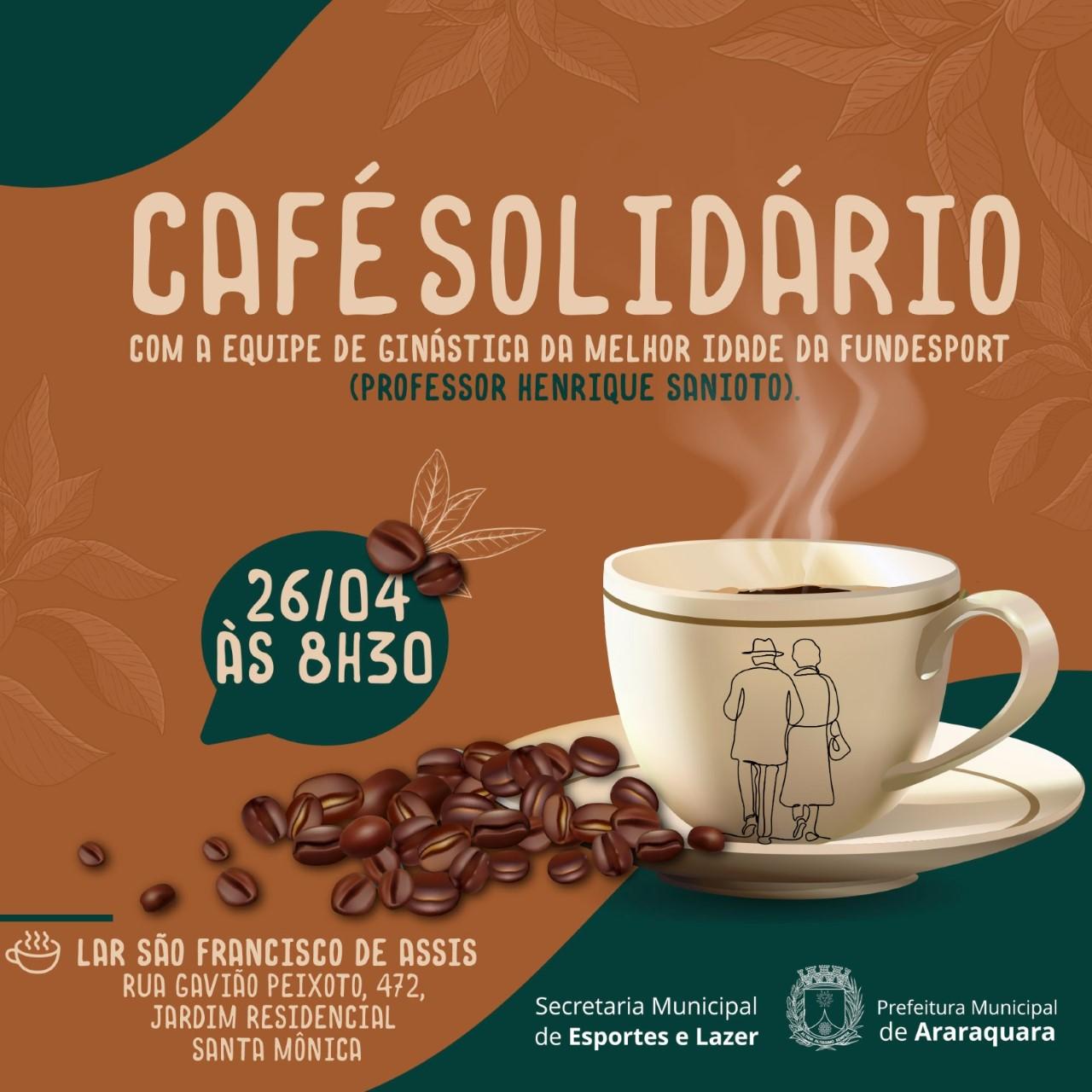 Ginástica da Melhor Idade participa de ação social no Lar São Francisco em Araraquara!