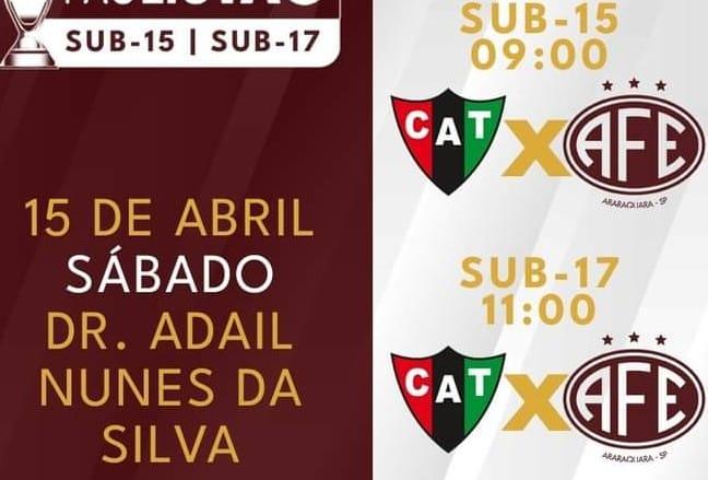 Taquaritinga x Ferroviária - Paulista Sub-15 e sub-17 2023!
