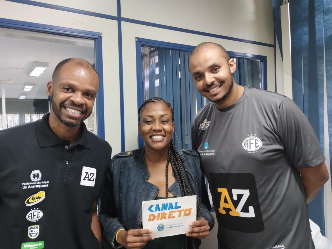 Técnico Fábio Aplolinário e Nézinho do AZ Araraquara convidam torcida para jogo no Gigantão!
