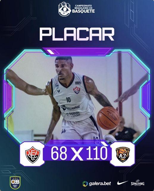 Vitória 68 X 110 AZ Araraquara - CBB 2023!