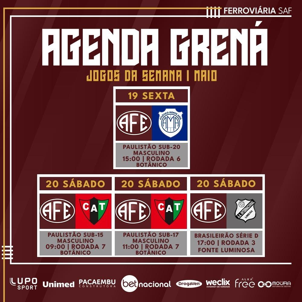 Confira os próximos compromissos da Ferroviária!