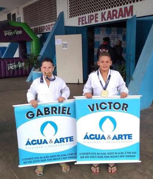 Victor Garcia  Silva e Gabriel Garcia Silva são Ouro em Torneio de Jiu Jitsu Rio Claro!