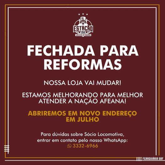 A Loja Estação 1950 mudará de endereço e será reformulada!