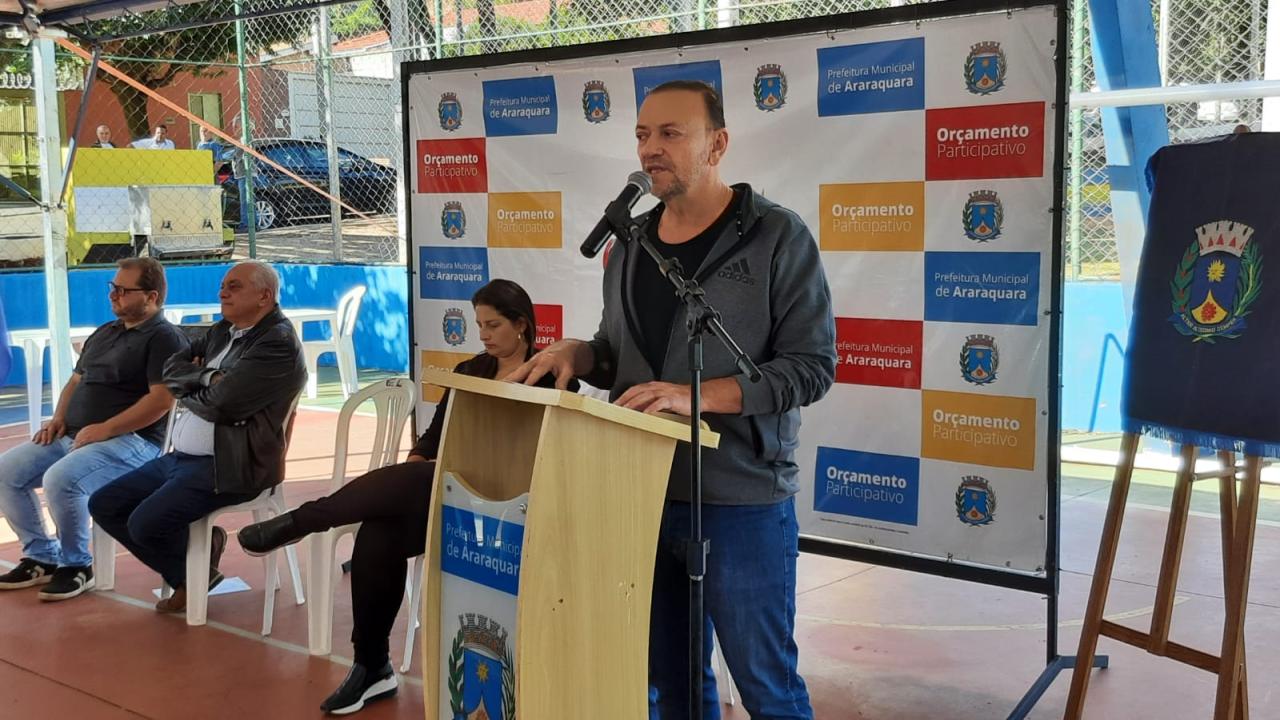 Prefeito Edinho Silva entrega obras de remodelação da Área de Lazer do Jardim Tamoio!