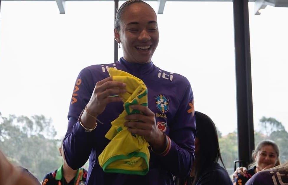 Aline Gomes se despede da Seleção Brasileira que segue na disputa da Copa do Mundo 2023!