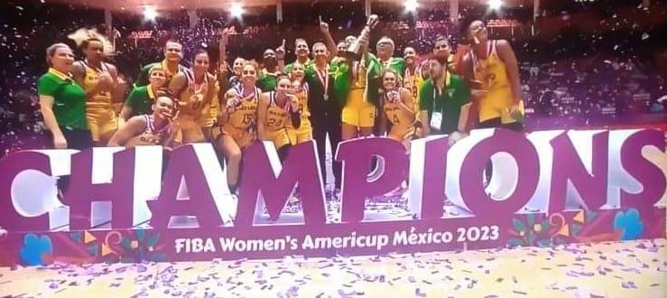 Brasil 69 X 58 Estados Unidos - AmericaCupW 2023 - Campeão Invicto!