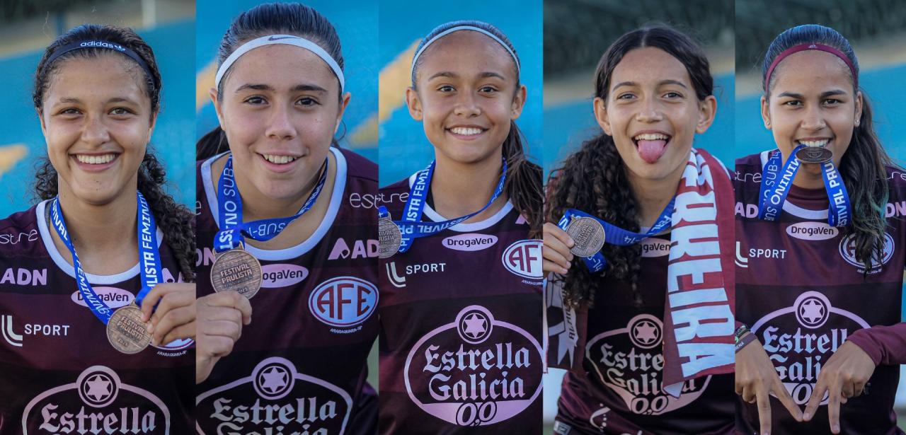 Cinco jogadoras da Ferroviária são convocadas pela Seleção Sub-15 Brasileira Feminina!