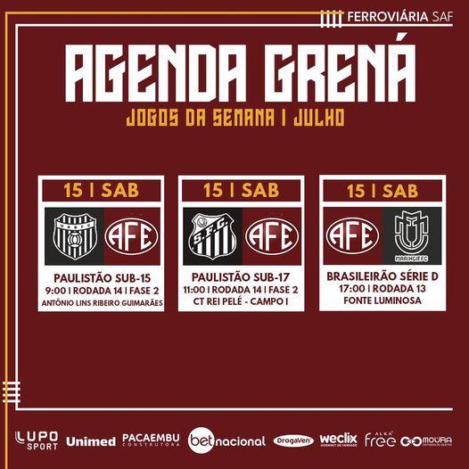 Confira os próximos compromissos da Ferroviária!