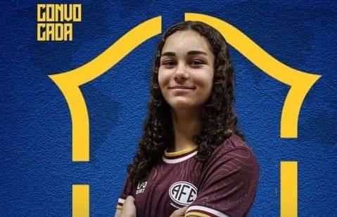 Marina foi convocada para a Seleção Brasileira sub-15 para o período de treinamentos!
