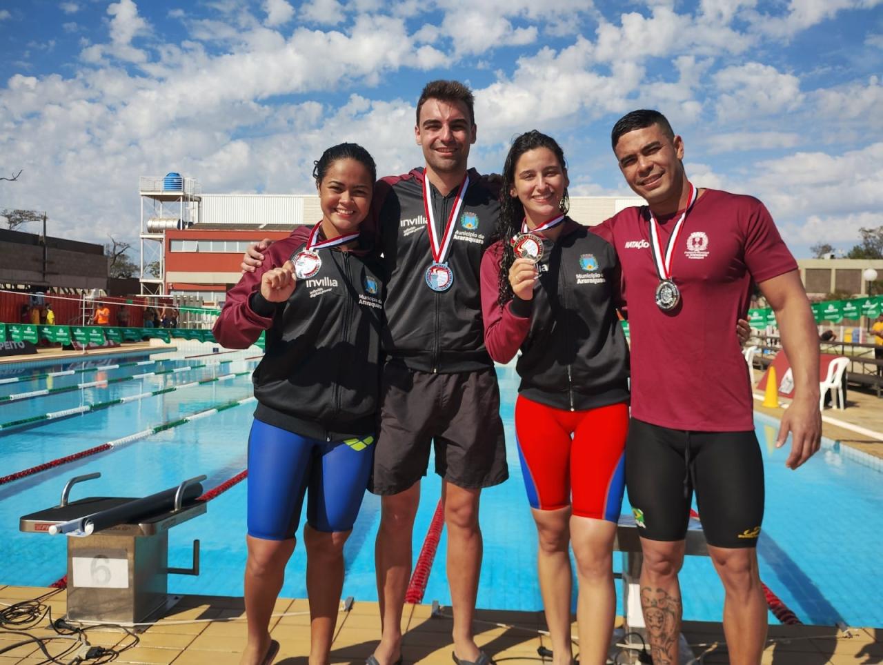 Natação de Araraquara traz prata e bronze dos 65 Jogos Regionais de Barretos 2023!