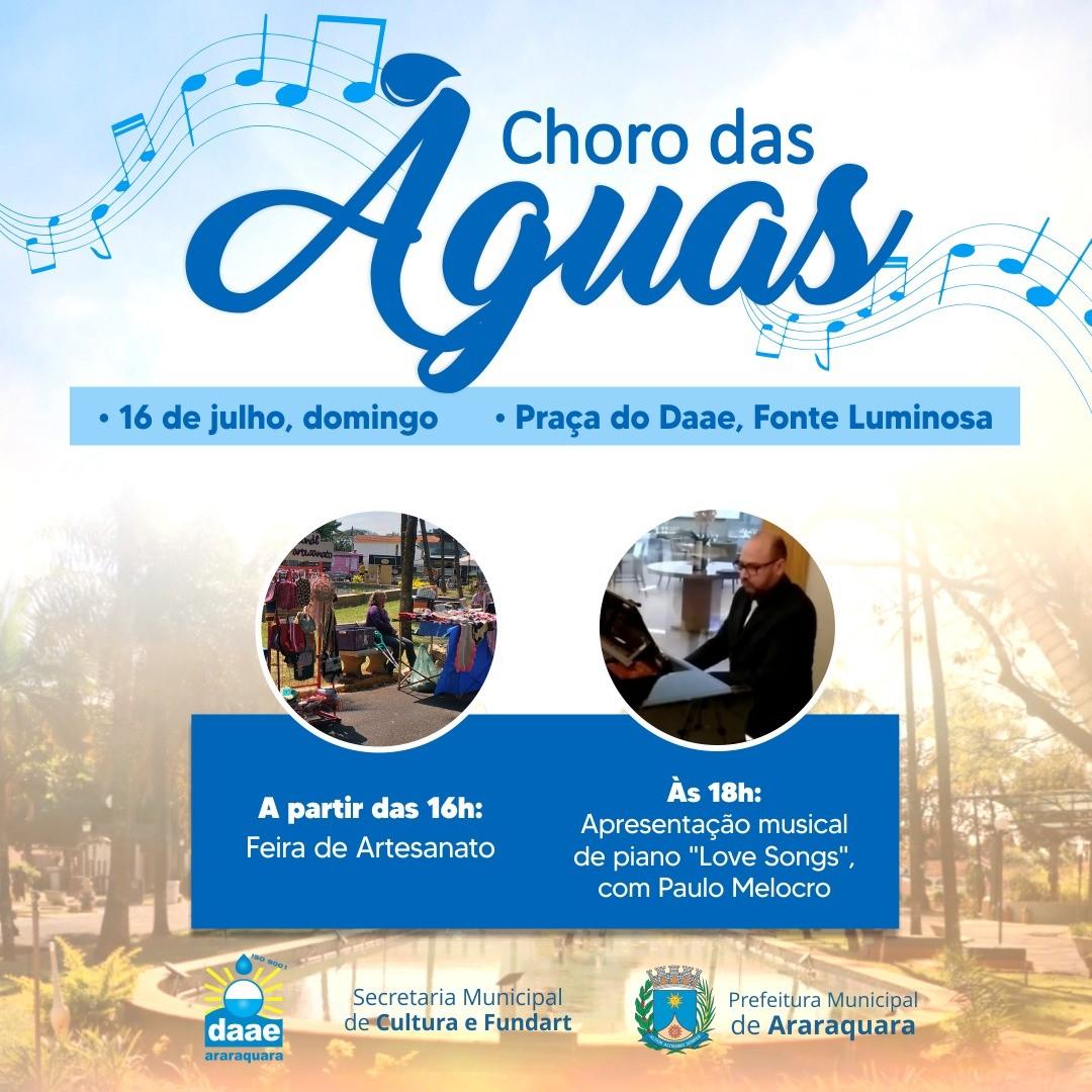 Tem piano no Choro das Águas: Paulo Melocro apresenta “Love Songs” -Domingo 16/07 !
