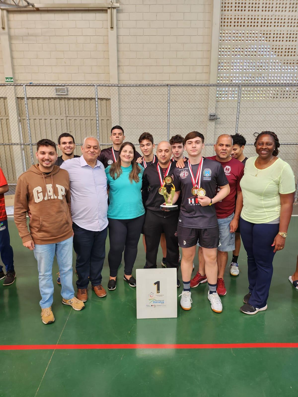 Tênis de Mesa coloca Araraquara na vice-liderança dos 65 Jogos Regionais de Barretos!