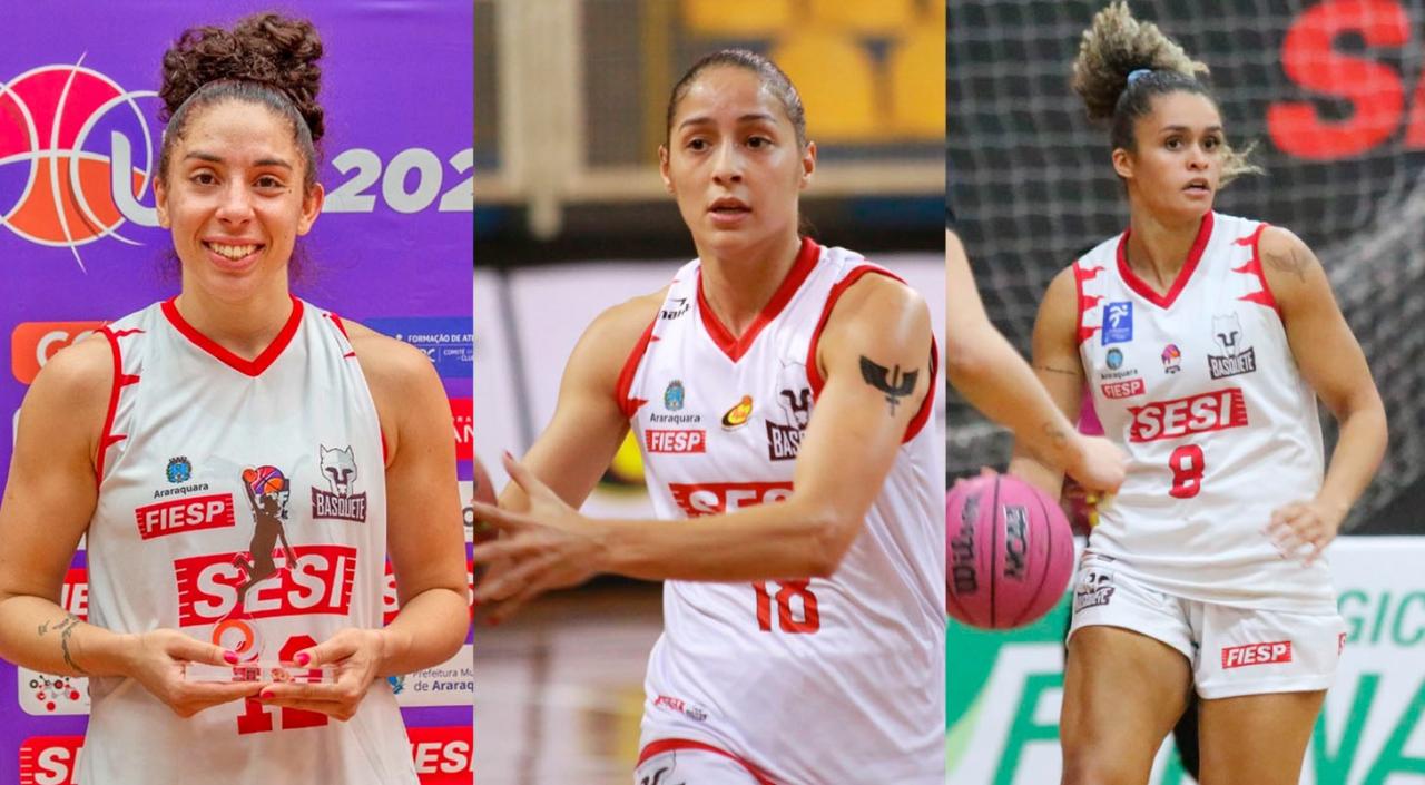 Três jogadoras do Sesi Araraquara estão na convocação final para a AmeriCupW 2023!