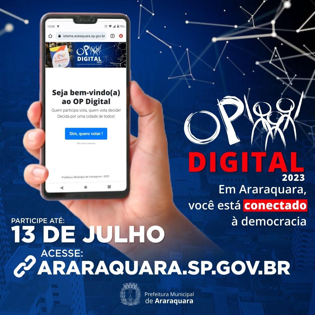 Votação do OP Digital se encerra nesta quinta-feira 13/07!