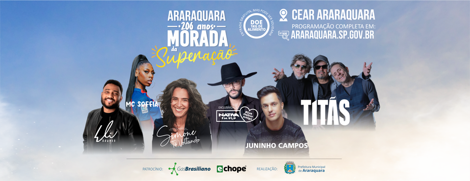 Aniversário agita o final de semana com programação intensa até 22 de agosto!