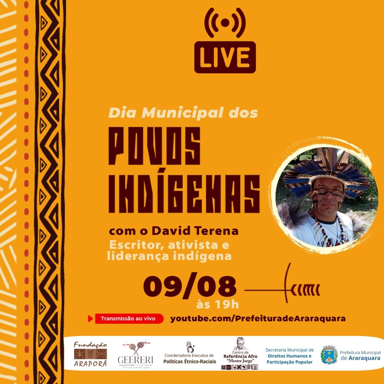 Dia Municipal dos Povos Indígenas terá evento em Araraquara!