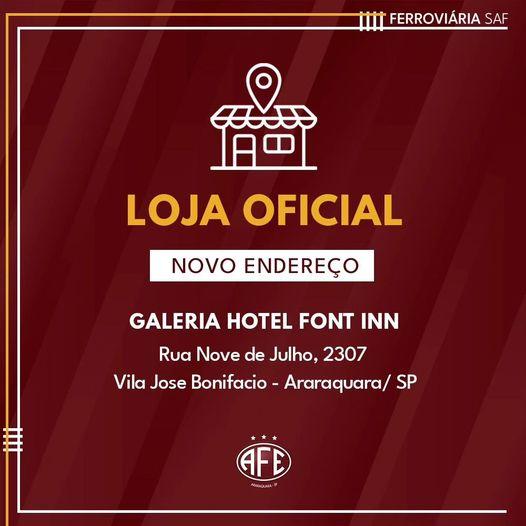 Loja da Ferroviária tem um novo endereço!