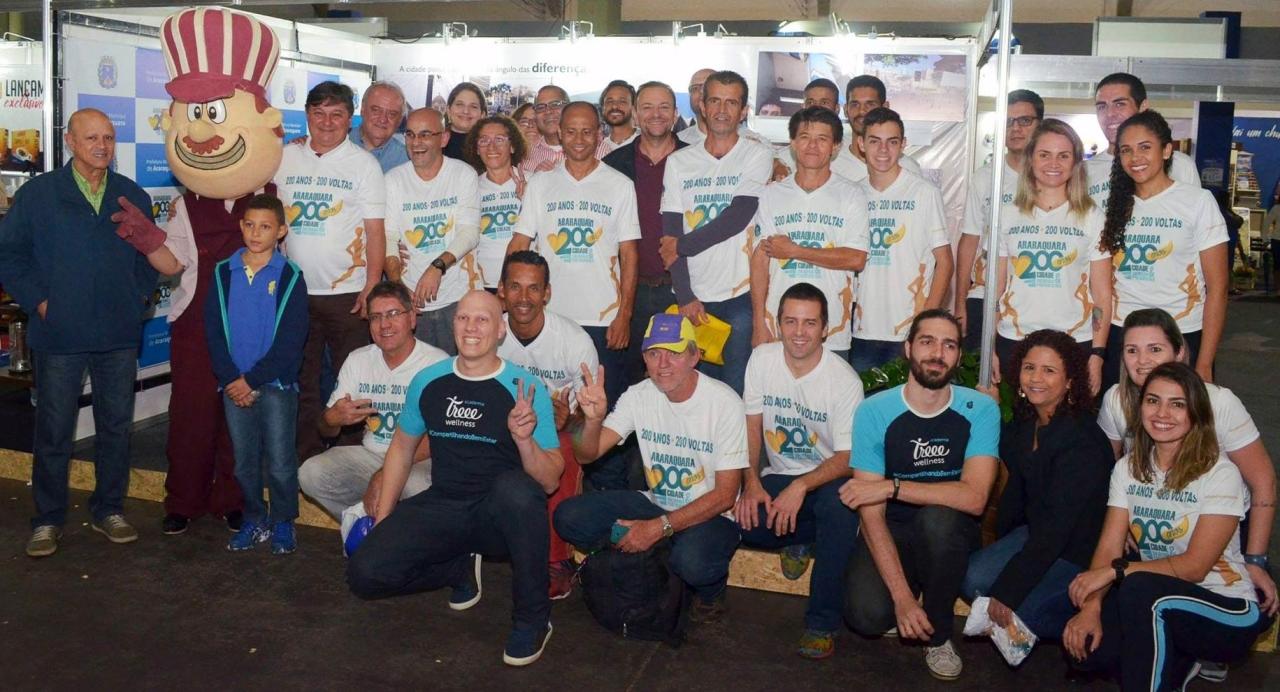 Maratonistas homenageiam Araraquara com corrida no Parque Infantil!