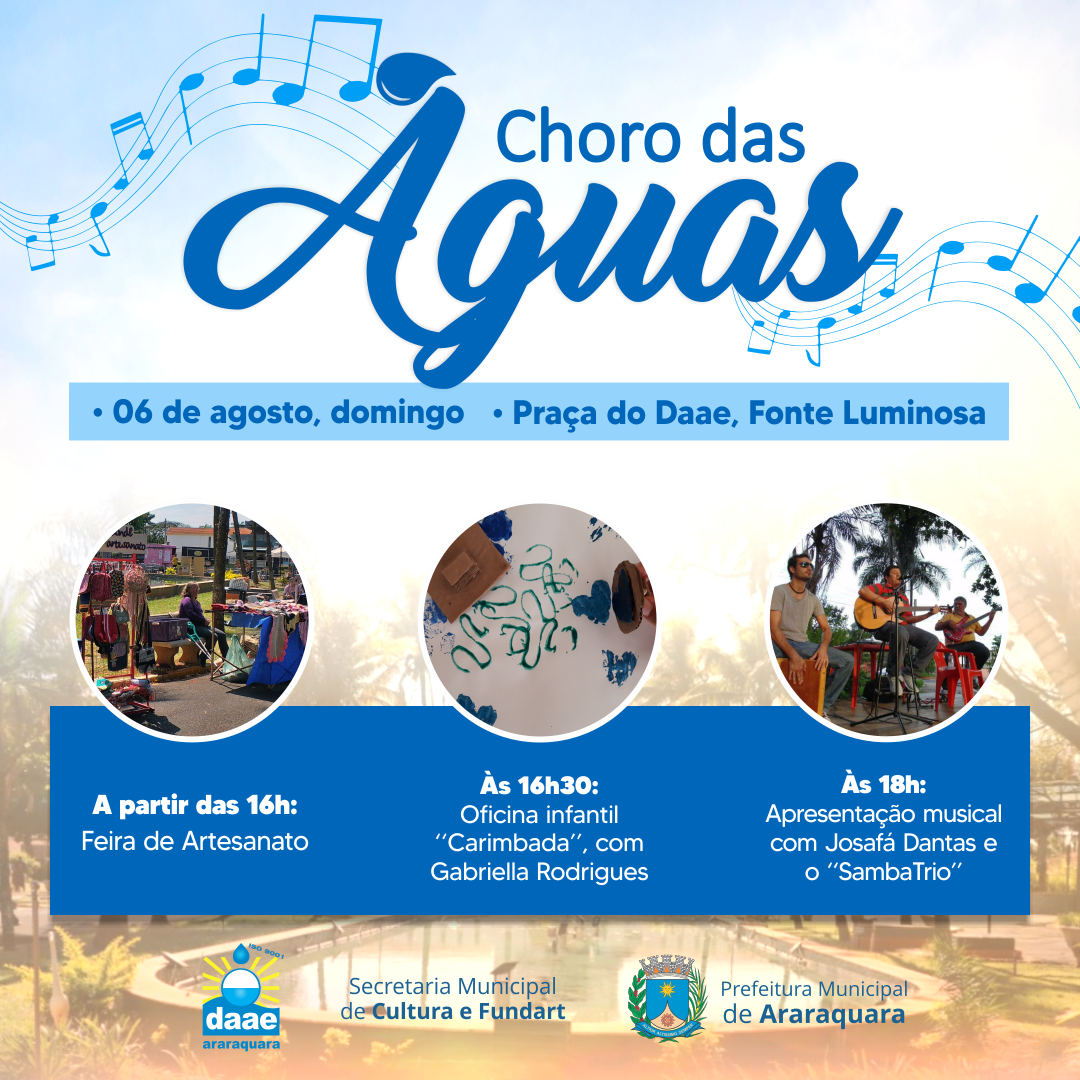 No Choro das Águas haverá “Sambas da Resistência”!