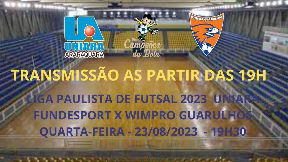 UNIARA FUTSAL ARARAQUARA/FUNDESPORT É SUPERADA PELO DRACENA E AGORA ENFRENTA GUARULHOS!