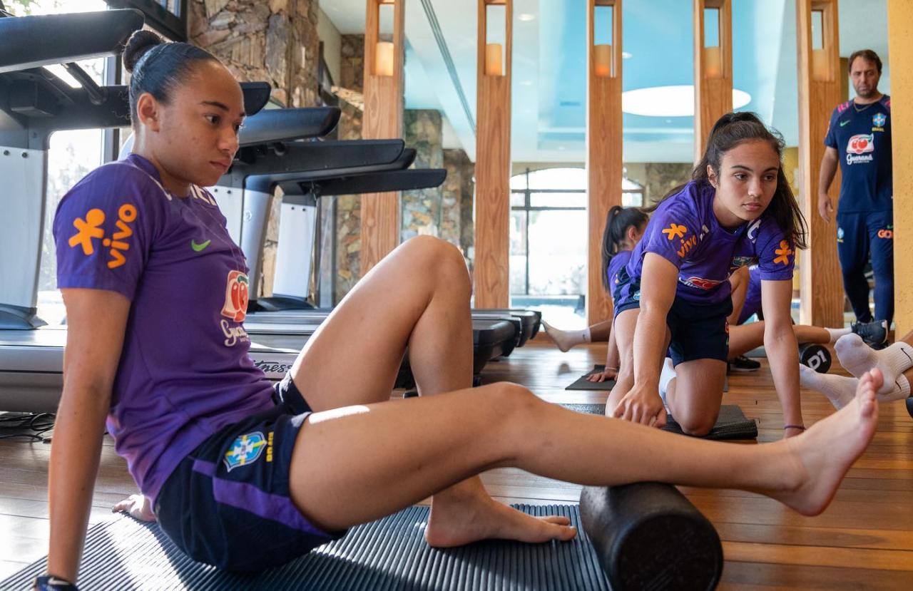 Aline Gomes já está com a Seleção Brasileira no Uruguai!