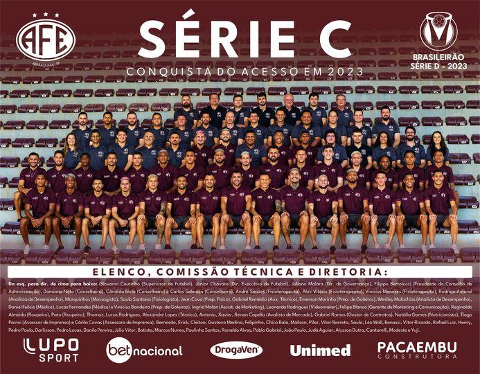 Locomotiva Grená foi vice-campeã da Série D em 2023 e conquistou o acesso para a Série C em 2024!