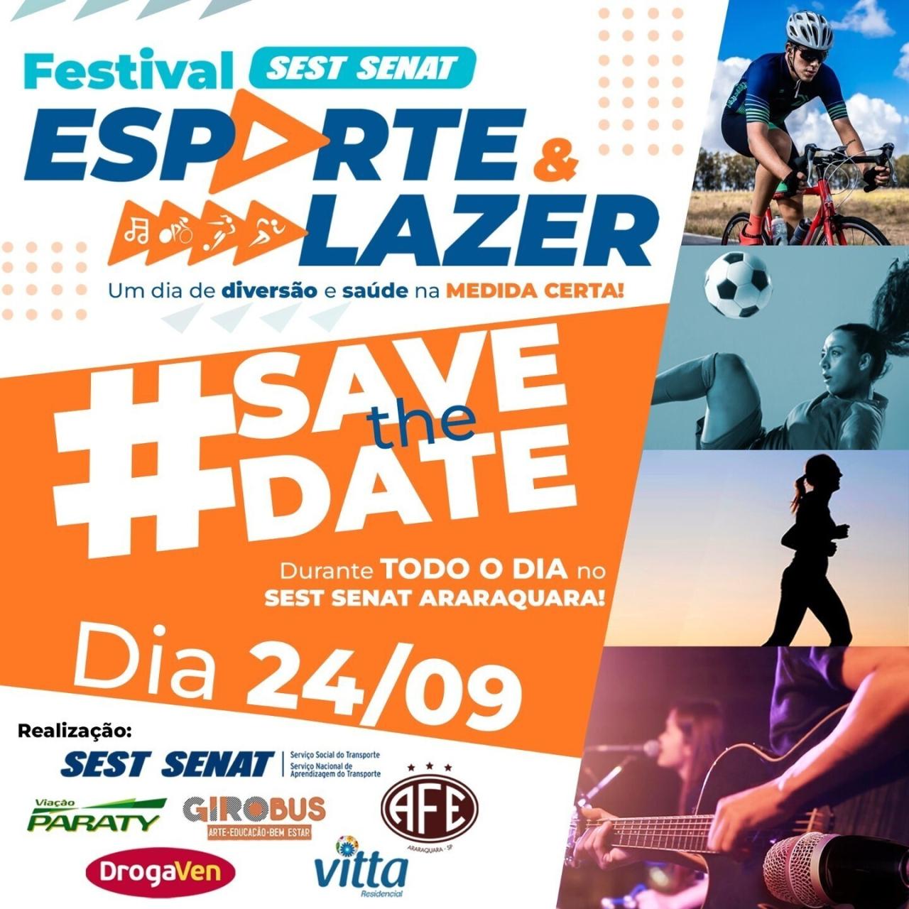Vem aí o Festival SEST SENAT de Esportes e Lazer 2023!