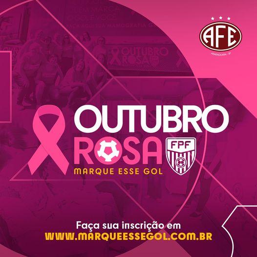 A carreta da mamografia estará no estádio da Fonte Luminosa no dia 12/10, realizando exames gratuitos!