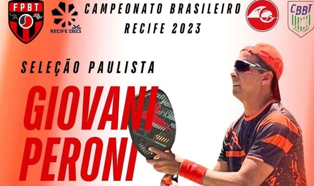 Araraquarense é convocado para Seleção Paulista de Beach Tennis para disputar o Campeonato Brasileiro das Federações Estaduais!