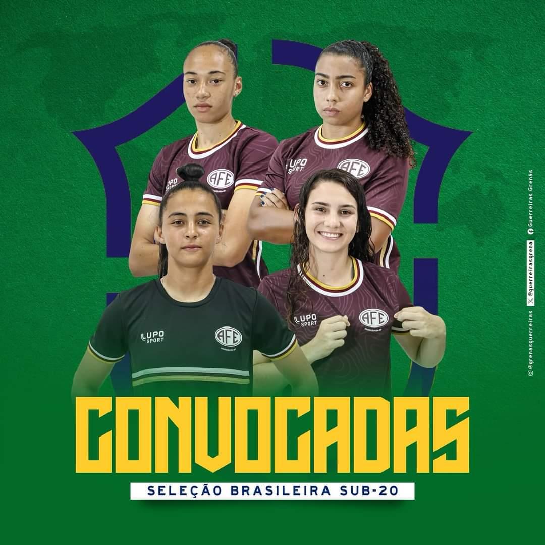 Leilane ,  Ana Luiza Hansen , Nat Vendito e Aline Gomes são convocadas para a Seleção Sub 20!