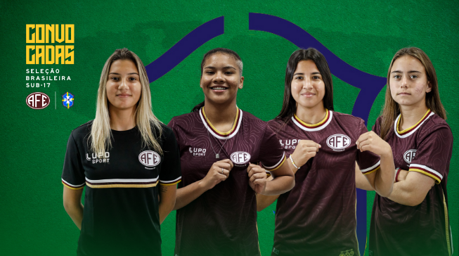 QUATRO GUERREIRINHAS SÃO CONVOCADAS PARA A SELEÇÃO BRASILEIRA SUB-17