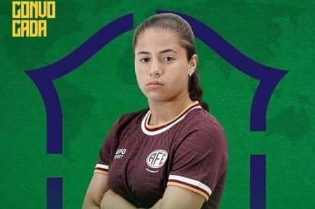 Robertinha está convocada, pela primeira vez, para a Seleção Brasileira sub-17!