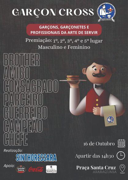 Vem ae o Garçom Cross de Araraquara Masculino e Feminino Sinthoressara 2023!