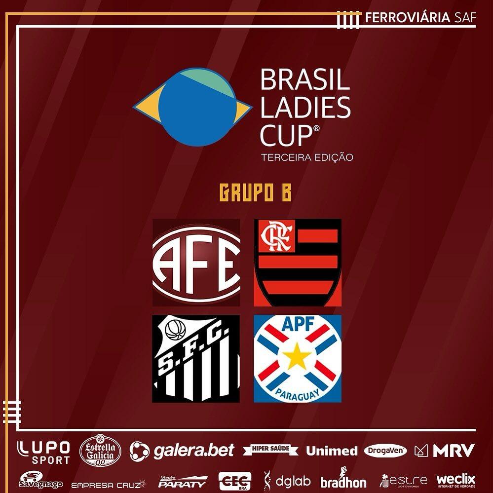 A Ferroviária está no Grupo B da Brasil Ladies Cup 2023!