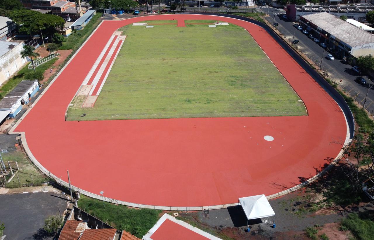 Nova pista de atletismo está na fase de acabamento em Araraquara!