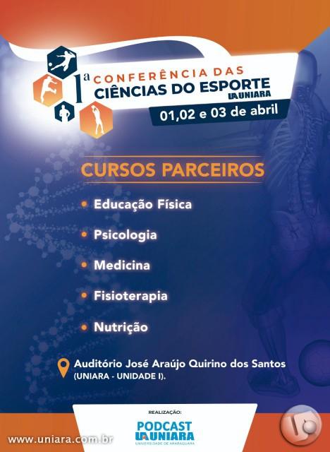 PODCAST UNIARA PROMOVE A 1ª CONFERÊNCIA DAS CIÊNCIAS DO ESPORTE 2024!