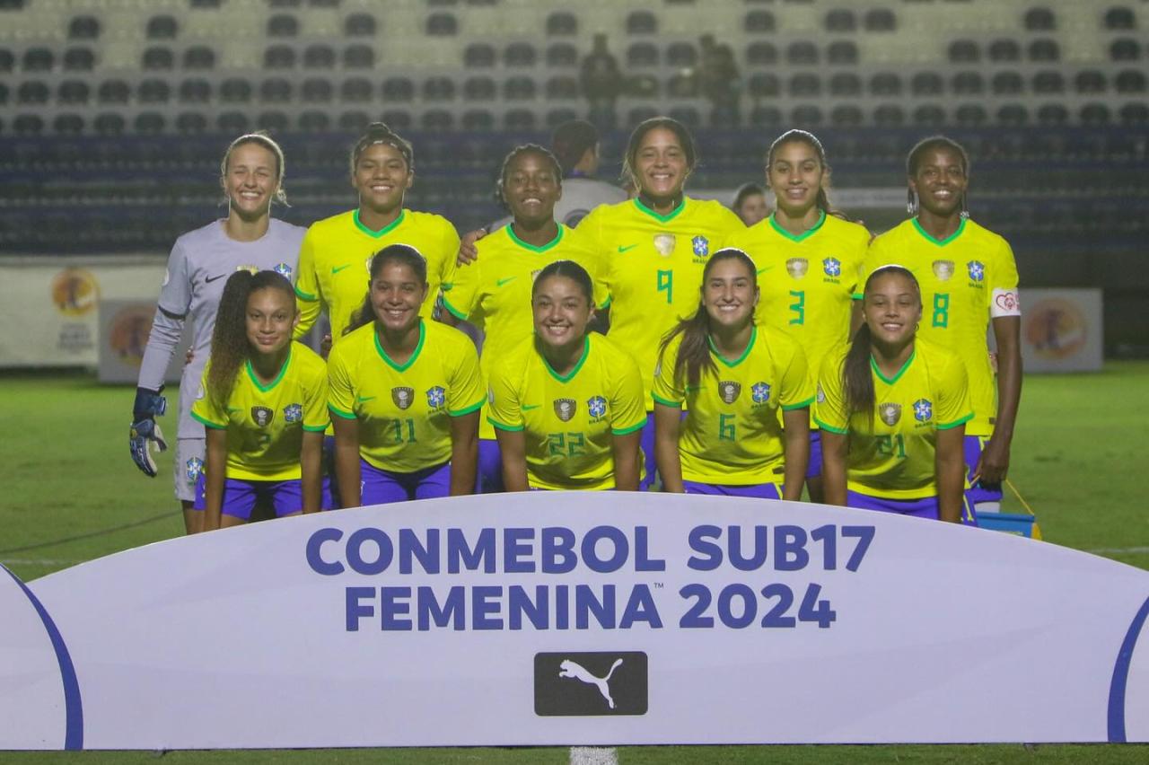 Brasil 4 X 1 Colômbia - Sul-Americano.Feminino Sub 17 2024!