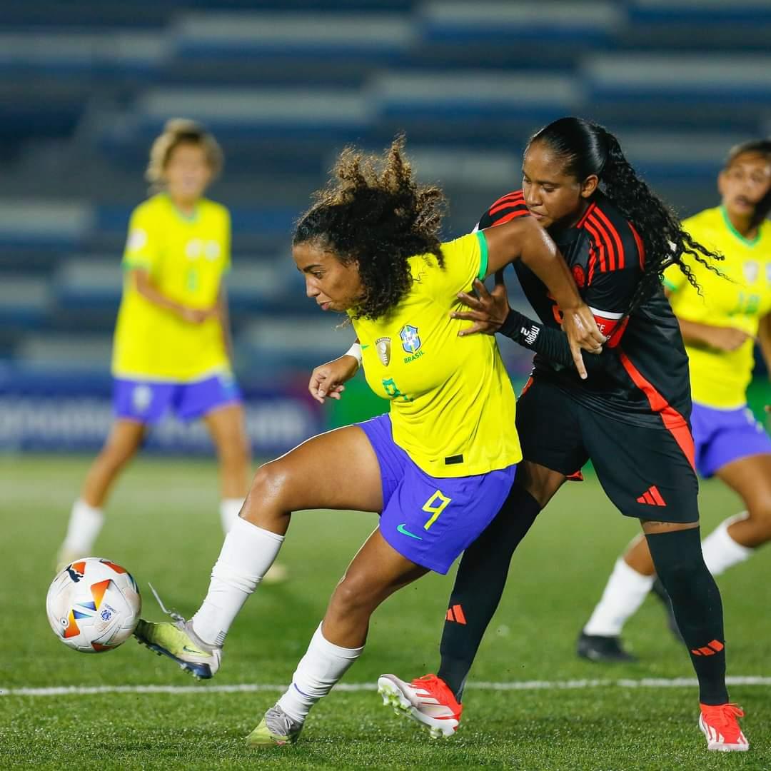 Brasil 1 X 2 Colômbia - Sul-Americano Sub-20 Feminino 2024!