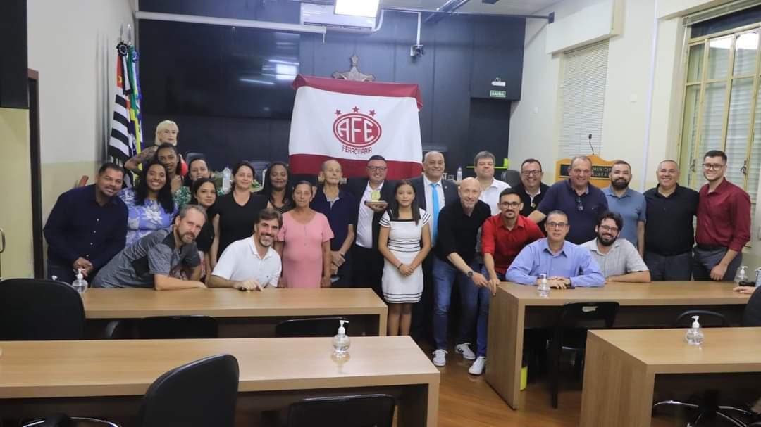João Marcos Bezerra dos Santos(Marquinhos),Massagista da Ferroviária, recebe Medalha de Mérito Desportivo na Câmara Municipal de Araraquara!