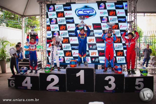 Lucas Bertanha Rodrigues sobe no pódio em etapa da Copa São Paulo Light de Kart 2024!