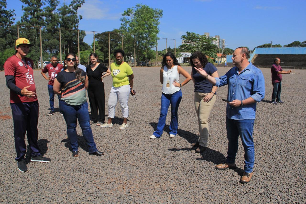 Obras do Ginásio da Pista, Botânico e Acaaar são vistoriadas pelo Prefeito Edinho Silva!