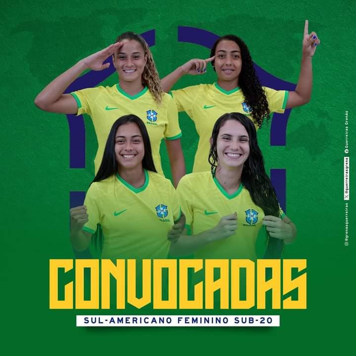 Quatro Guerreiras Grenás foram convocadas para a lista final da técnica Rosana Augusto da Seleção Brasileira!