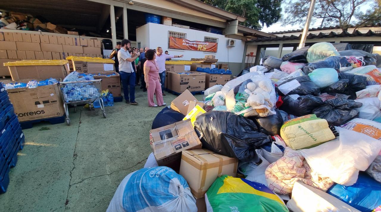 Araraquara arrecada  50 toneladas de doações para o Rio Grande do Sul!