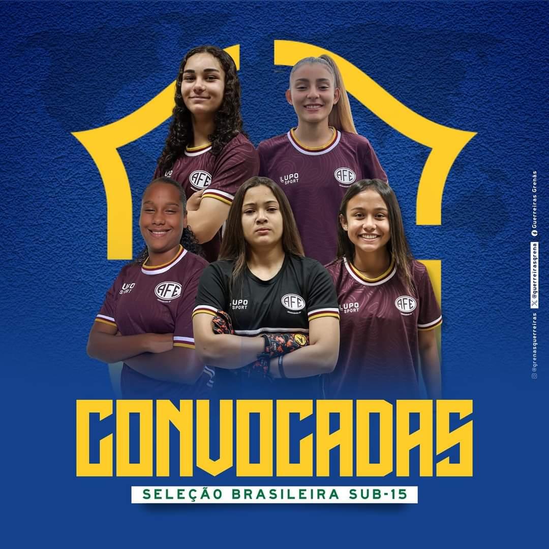Ferroviária terá cinco representantes na Seleção Brasileira Feminina Sub 15!