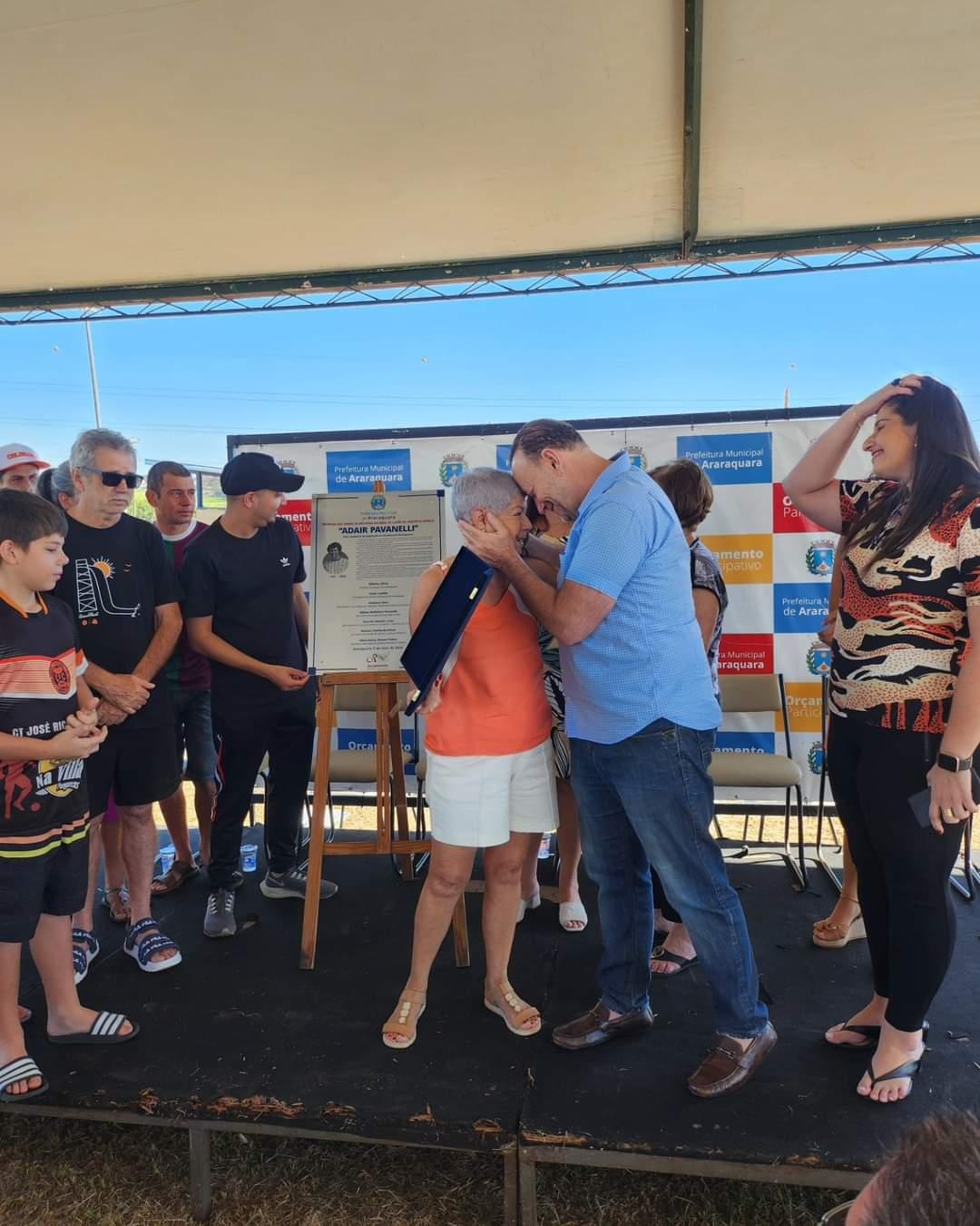 Muita emoção na Solenidade  da entrega da Área de Lazer 